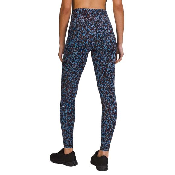 Lululemon Swift Speed High-Rise Tight 28" Leopard Camo Blue Nile Multi Sz 2 NWT - Picture 2 of 12